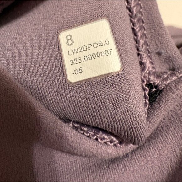 EXCELLENT Lululemon Align V-Neck Sports Yoga Bra Nulu Purple Ash Size 8 - Picture 6 of 6
